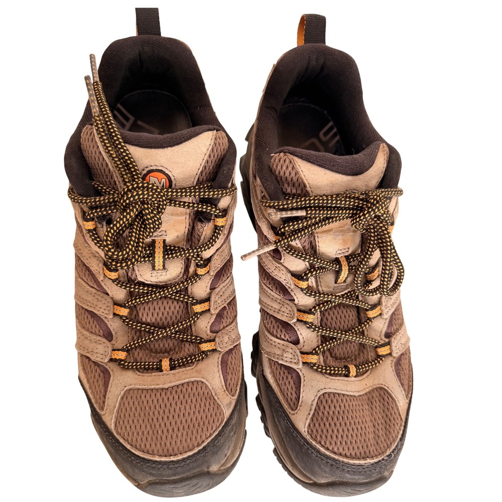 Merrell Moab 3 Mens Hiking Shoes Brown Tan Low Top Trail Sneakers J035893 Sz 11